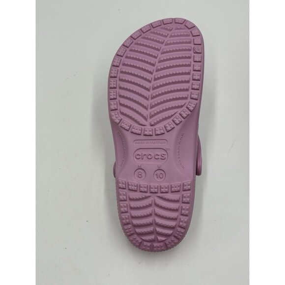 CROCS Classic Size 8 Men's 10 Women's Purple Sandals Shoes New Without Tag - Picture 5 of 8